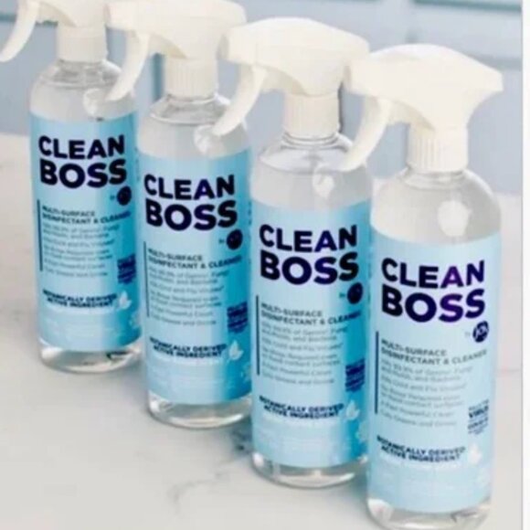 Clean Boss by Joy Multi-Surface Disinfectant & Cleaner 4 Pack-24 oz & Sprayers - Picture 1 of 1
